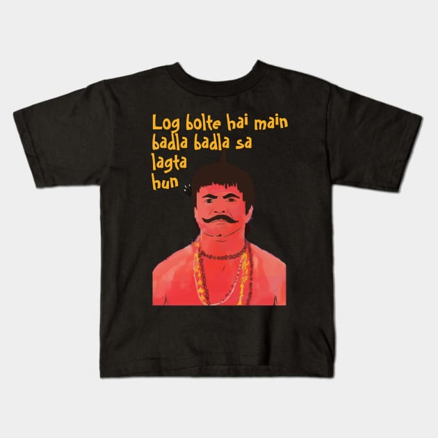 Log Kehte Hai Main Badla Badla Sa Lagta Hun Kids T-Shirt by JammyPants